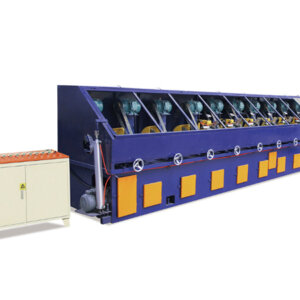 Round tube polishing machine