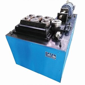 Seven-wheel CNC arc bending machine