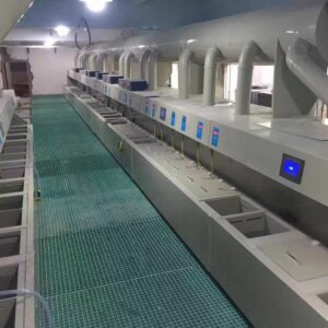 Electrolysis production line