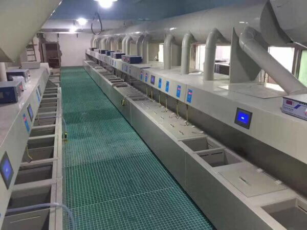 Electrolysis production line