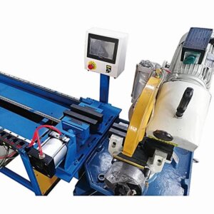 Simple servo feeding pipe cutting machine
