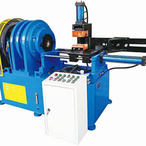 Automatic feeding and tube shrinking machine