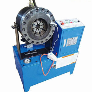 Steel pipe crimping machine
