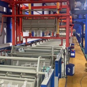 Zinc-nickel alloy electroplating equipment production line